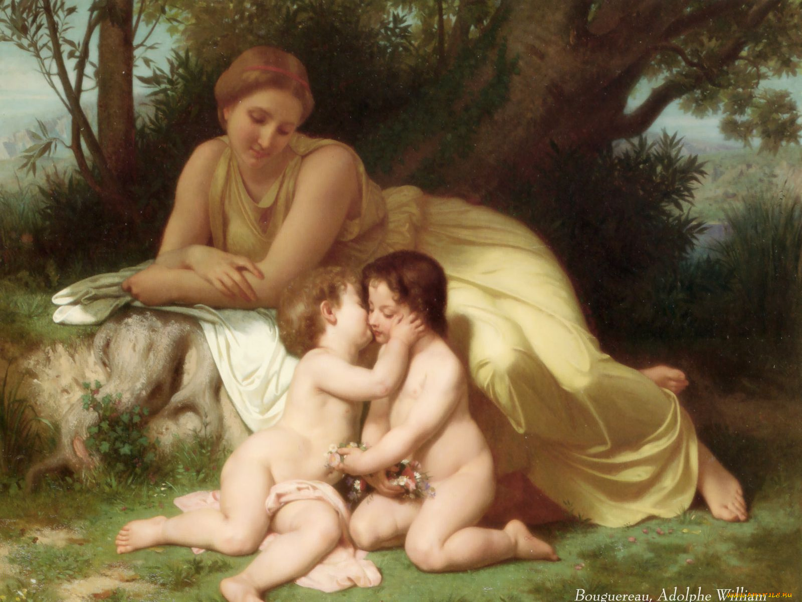 william, adolphe, bouguereau, рисованные