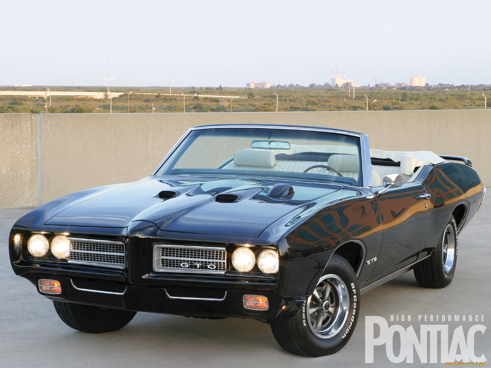 1969, pontiac, gto, convertible, автомобили