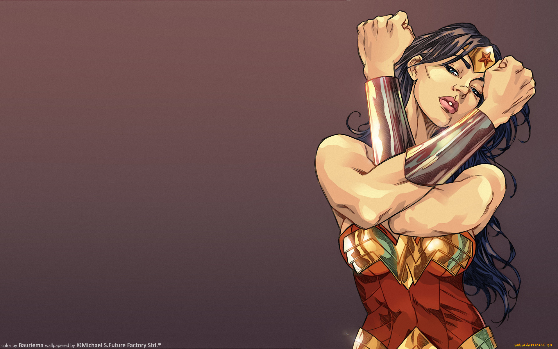 wonder, woman, by, bauriema, фэнтези, девушки