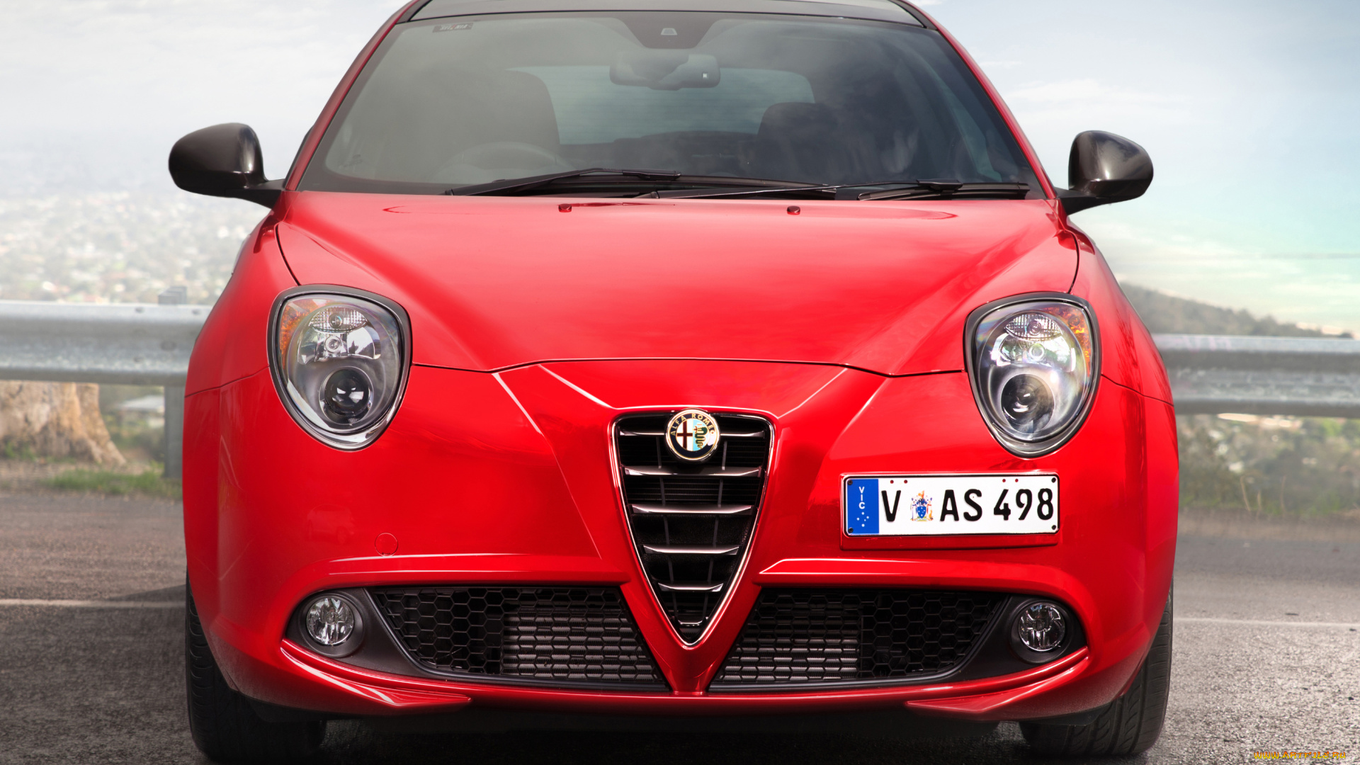 автомобили, alfa, romeo, au-spec, красный, verde, alfa, romeo, mito, quadrifoglio, 955, 2014г