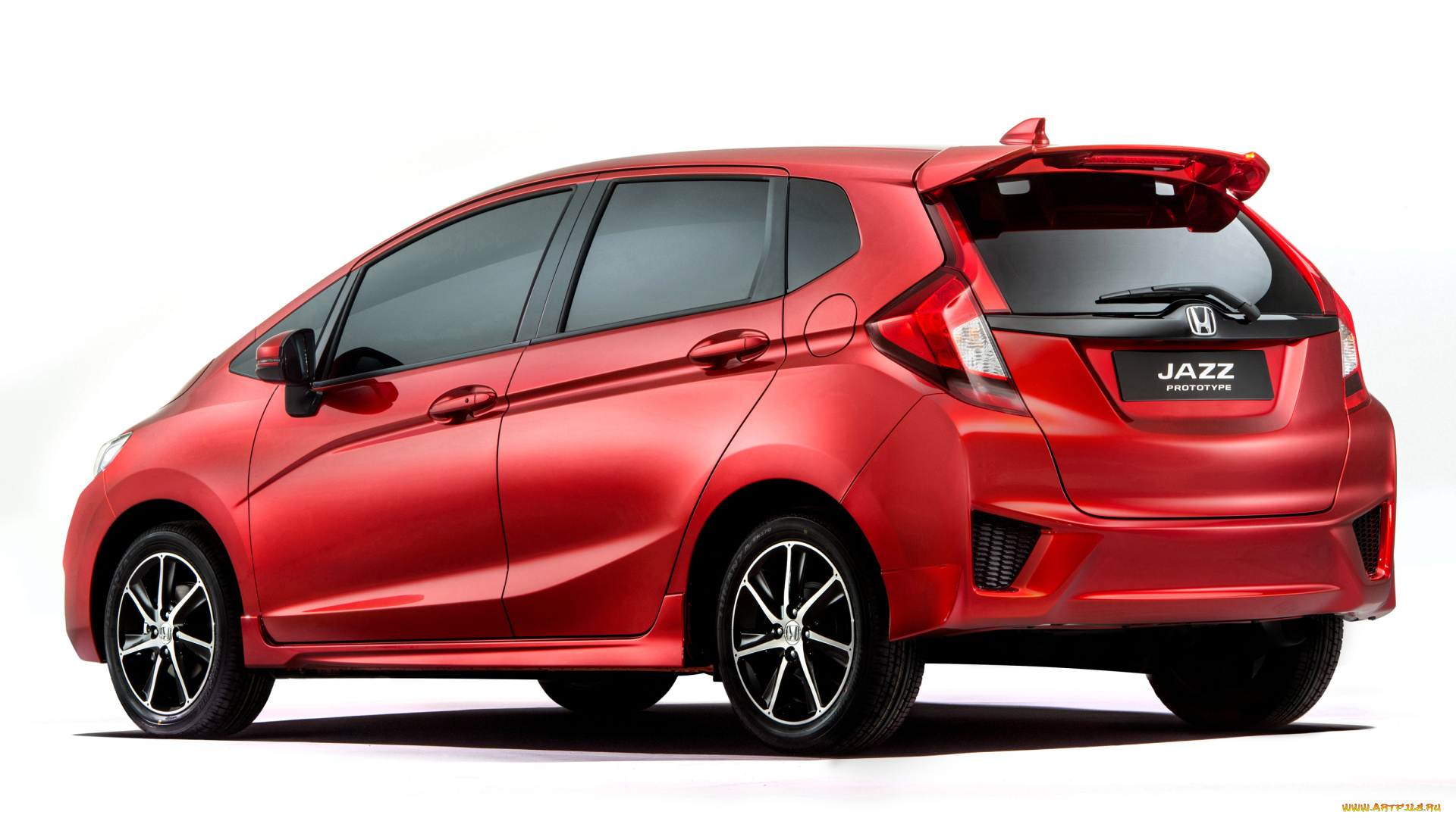 автомобили, honda, jazz, prototype, 2014г, красный