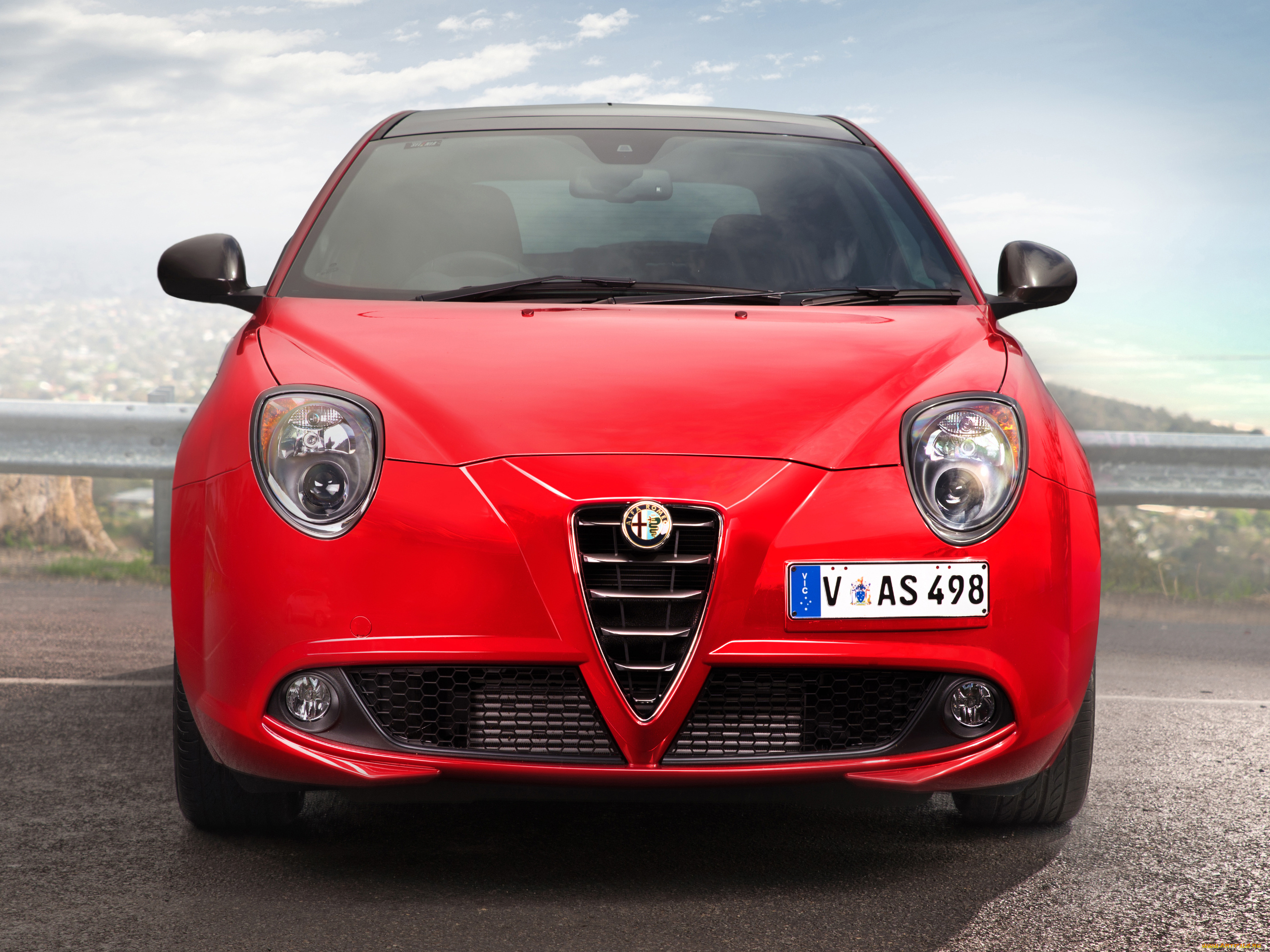 автомобили, alfa, romeo, au-spec, красный, verde, alfa, romeo, mito, quadrifoglio, 955, 2014г