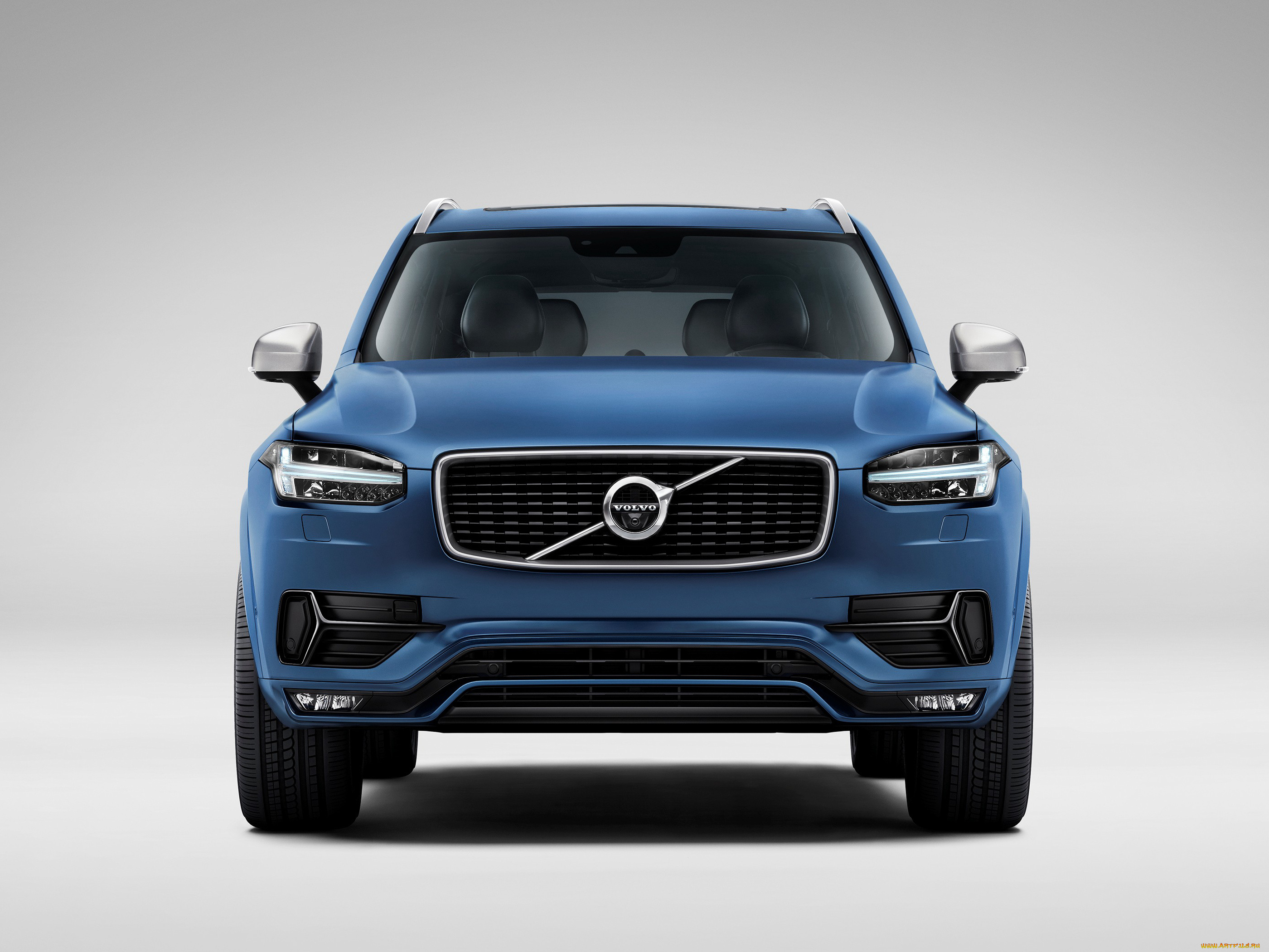 автомобили, volvo, r-design, 2015г, синий, t6, xc90