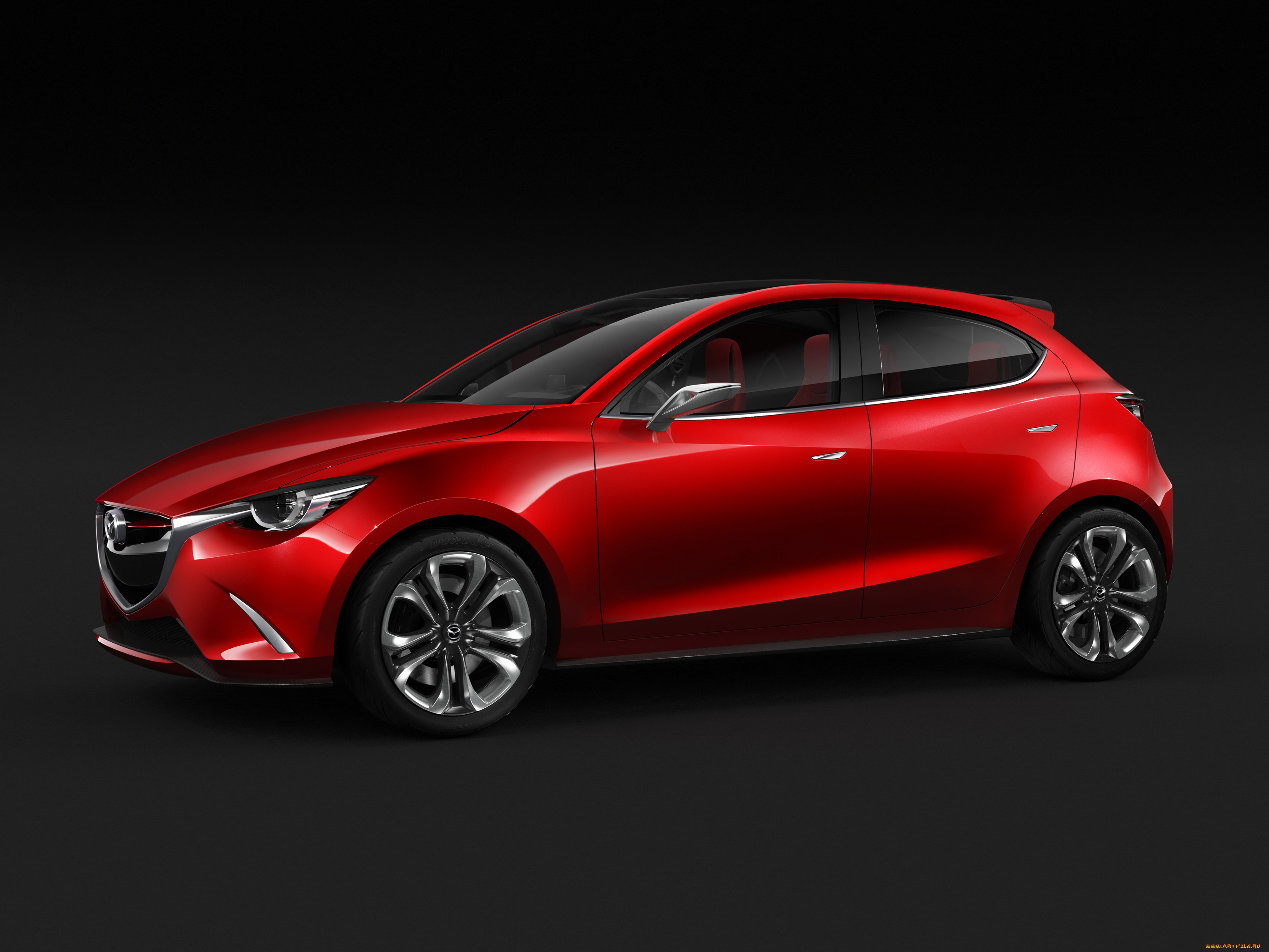 2014, mazda, hazumi, автомобили, mazda, тюнинг, hazumi, красный