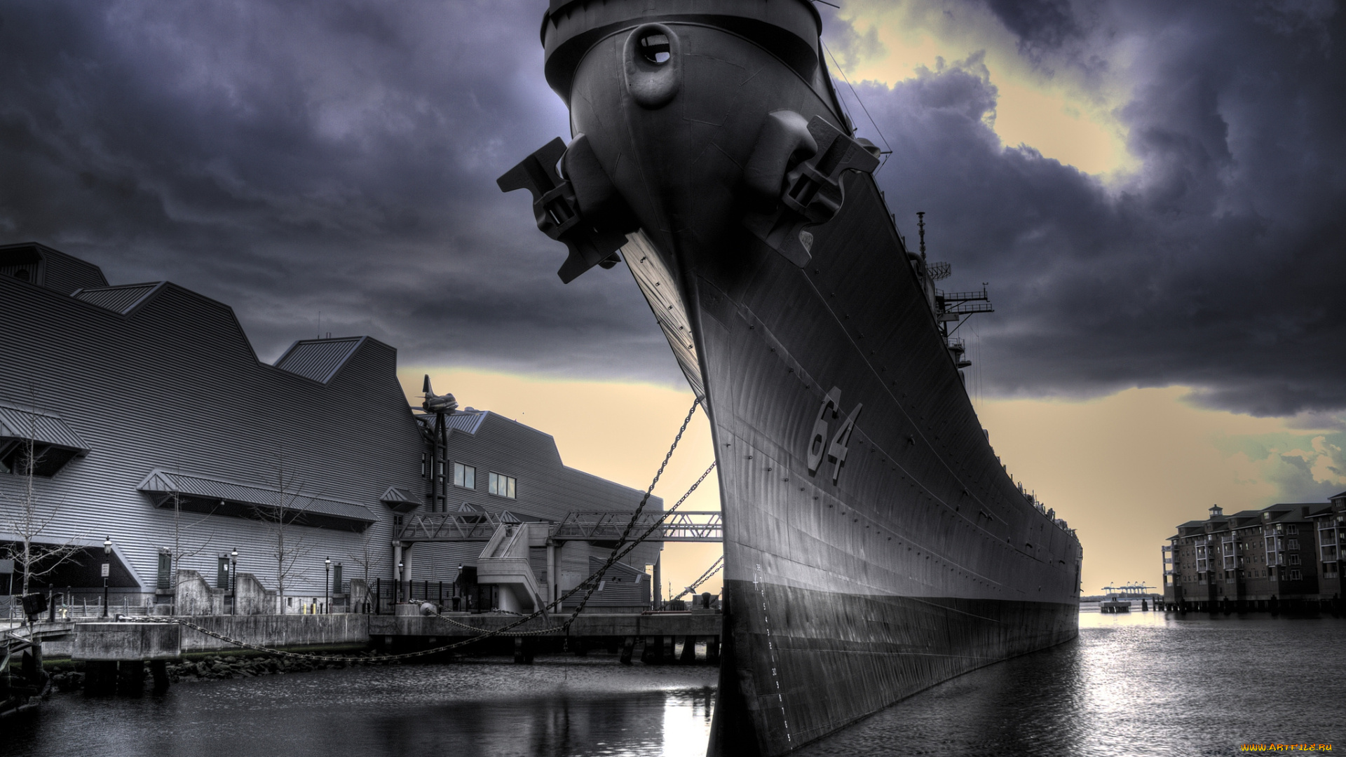 battleship, uss, wisconsin, , bb-64, корабли, крейсеры, , линкоры, , эсминцы, линкор, причал, порт