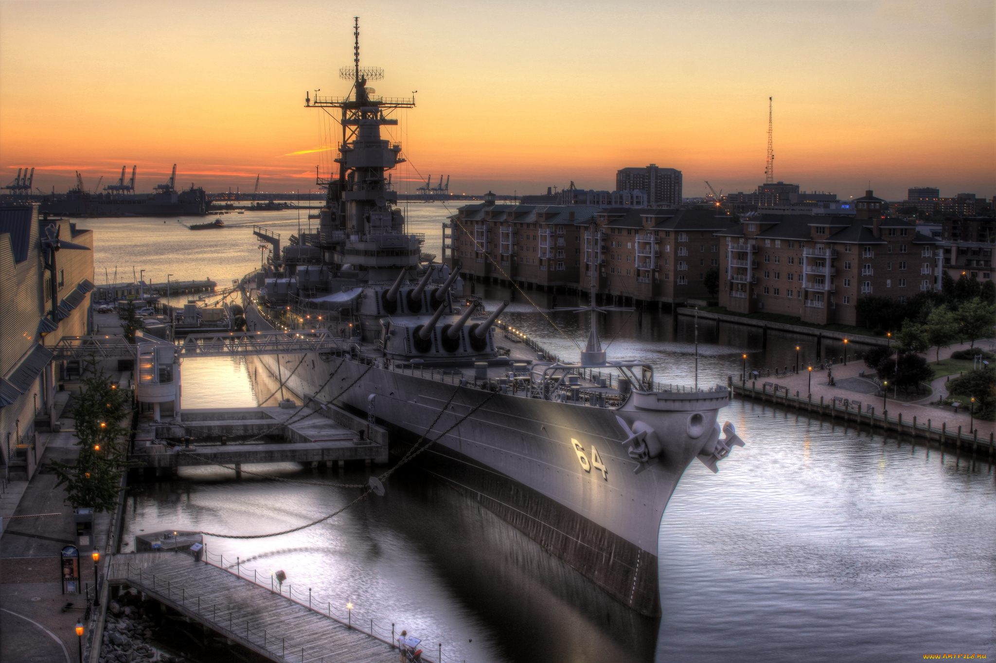 battleship, uss, wisconsin, , bb-64, корабли, крейсеры, , линкоры, , эсминцы, линкор, причал, порт