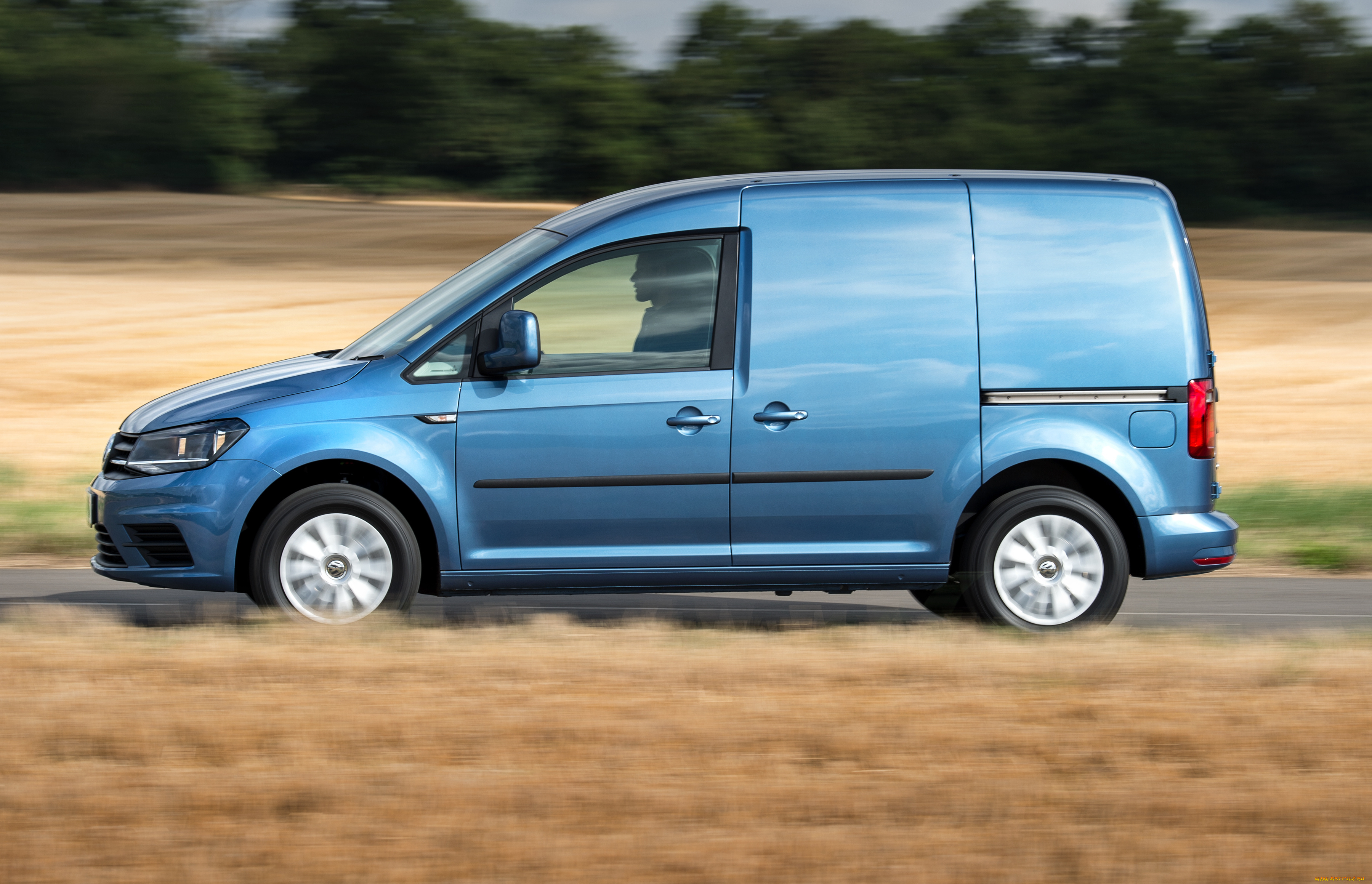 автомобили, volkswagen, caddy, kasten, trendline, uk-spec, 2015г, синий