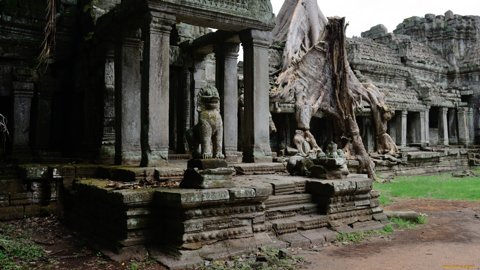 города, -, исторические, , архитектурные, памятники, святой, храм, камбоджа