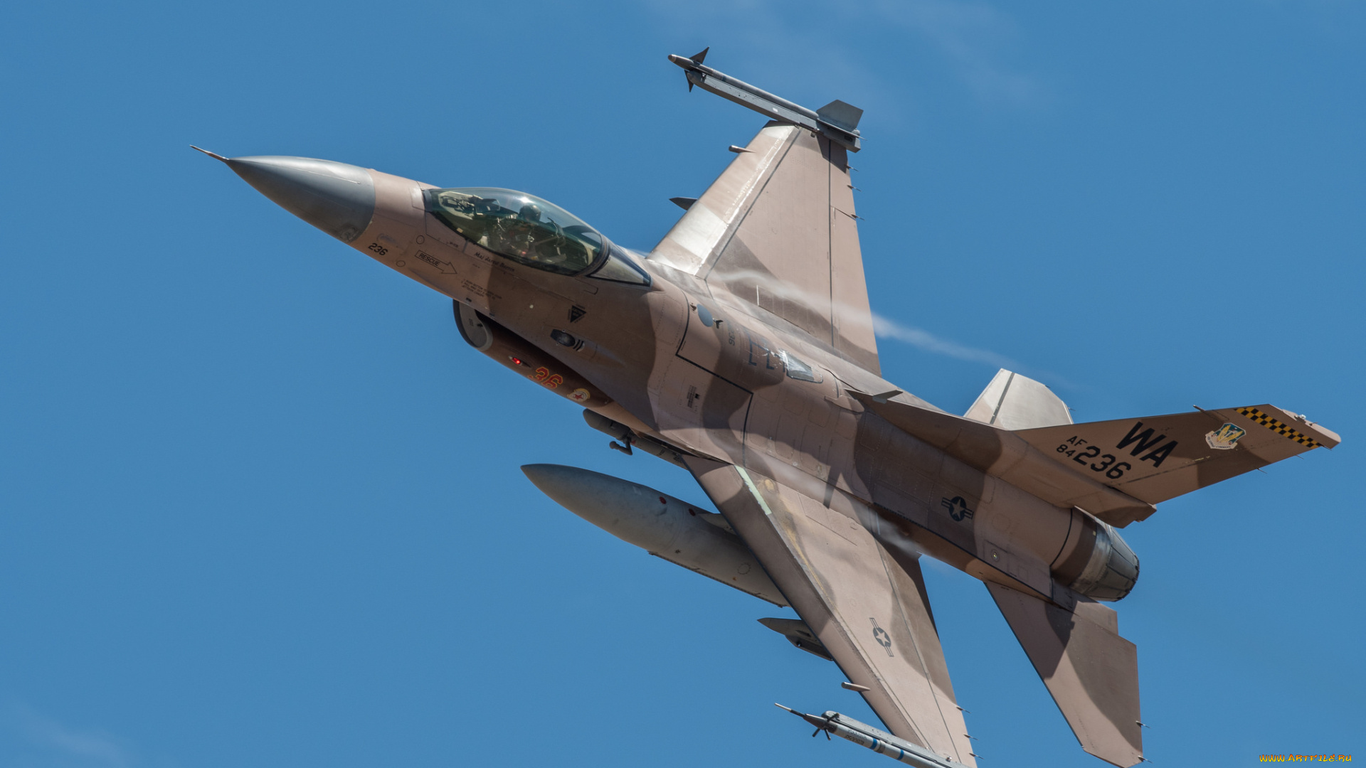 f-16c, авиация, боевые, самолёты, истребитель
