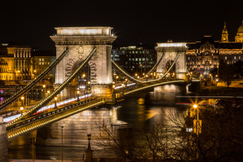 Chain Bridge, Budapest, Hungary бесплатно