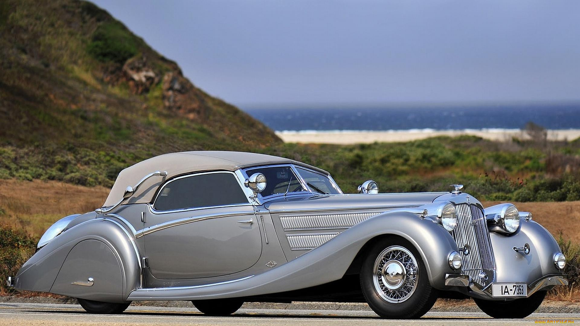 автомобили, классика, horch, 853, voll, and, ruhrbeck, sport, cabriolet, кабриолет, 1937, oдин, экземпляр