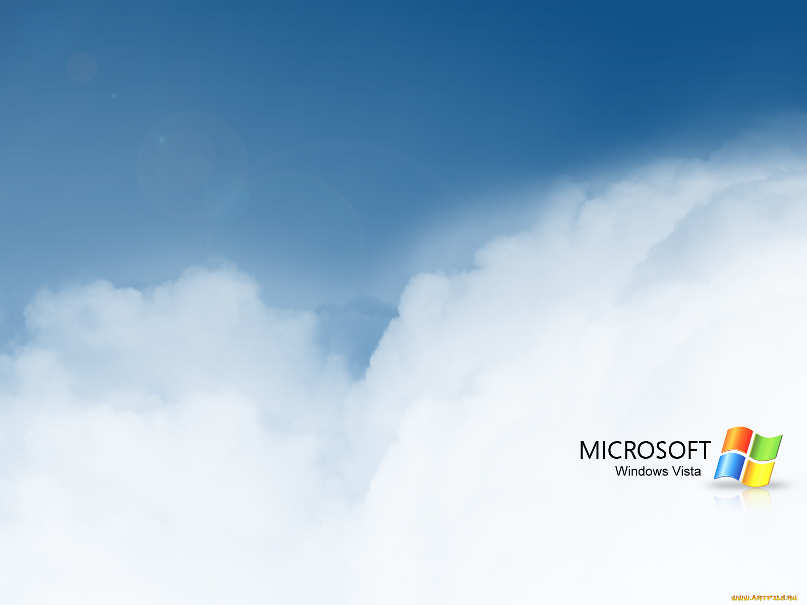vista, blue, clouds, компьютеры, windows, longhorn
