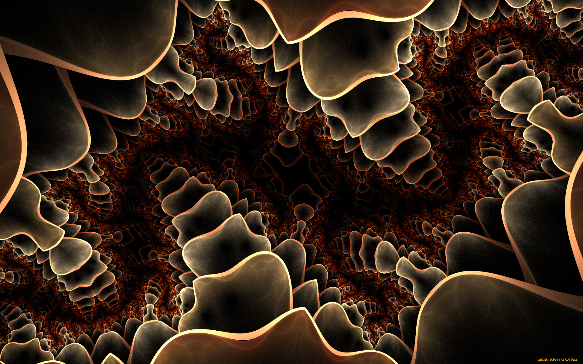 3д, графика, фракталы, , fractal, цвета, узор, фон