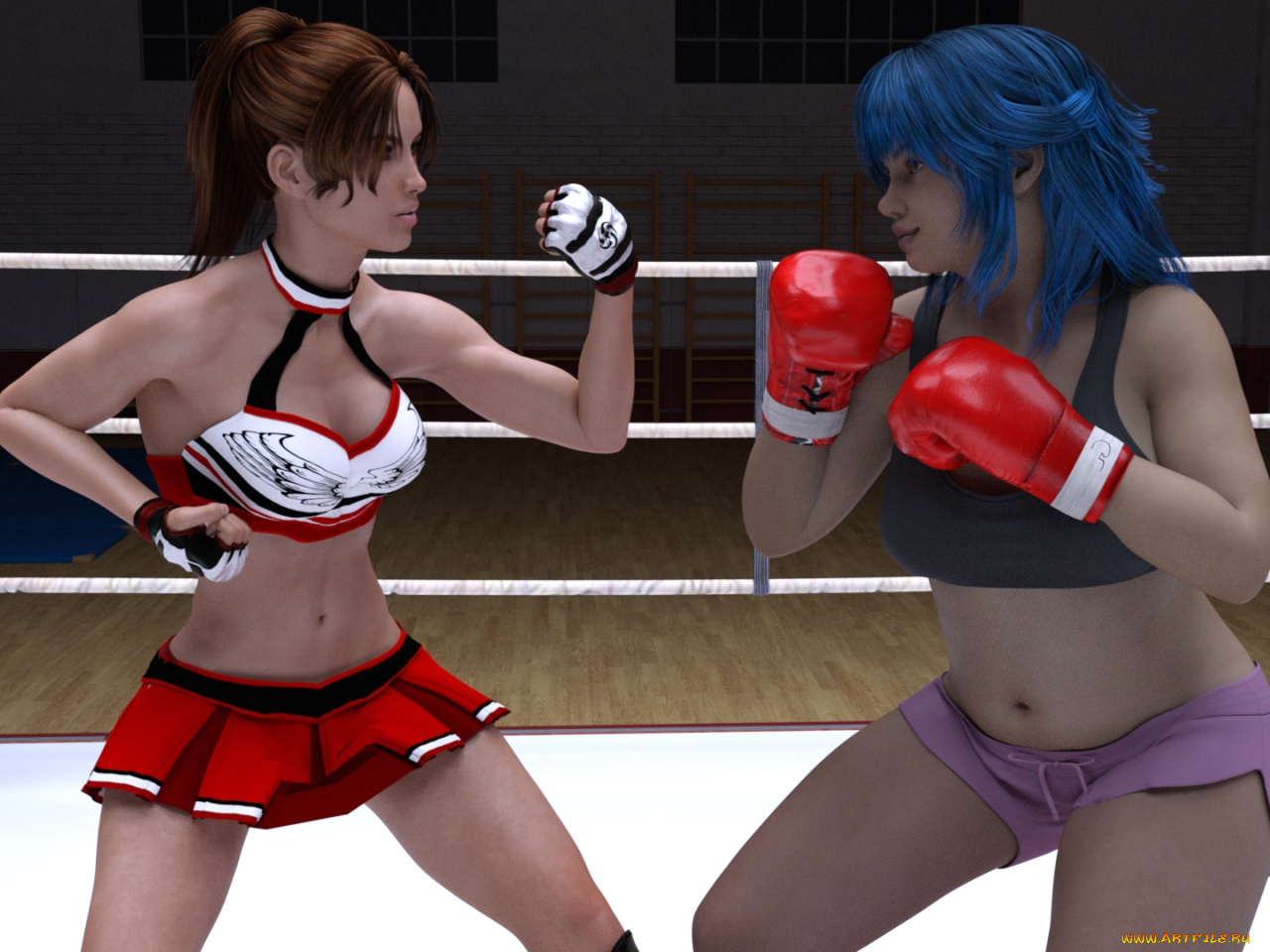Женский бокс игра