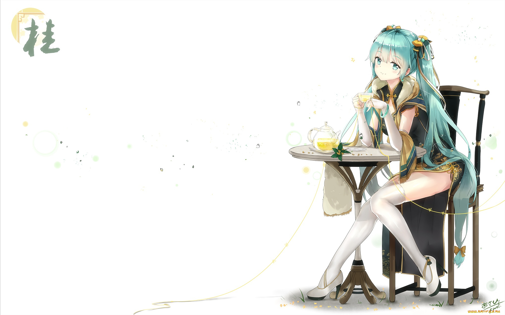 аниме, vocaloid, hatsune, miku