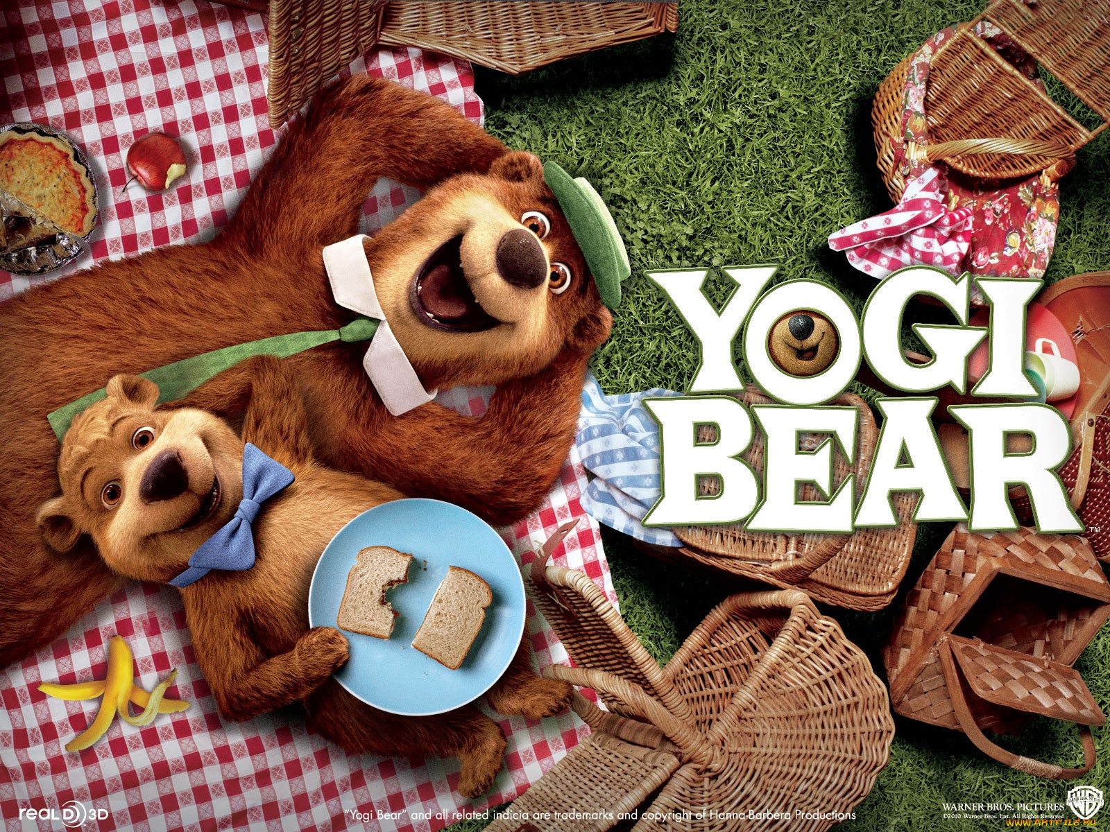 медведь, йоги, мультфильмы, yogi, bear