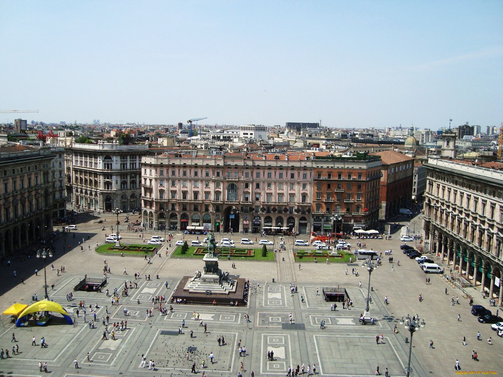 piazza, duomo, города, улицы, площади, набережные, италия, милан