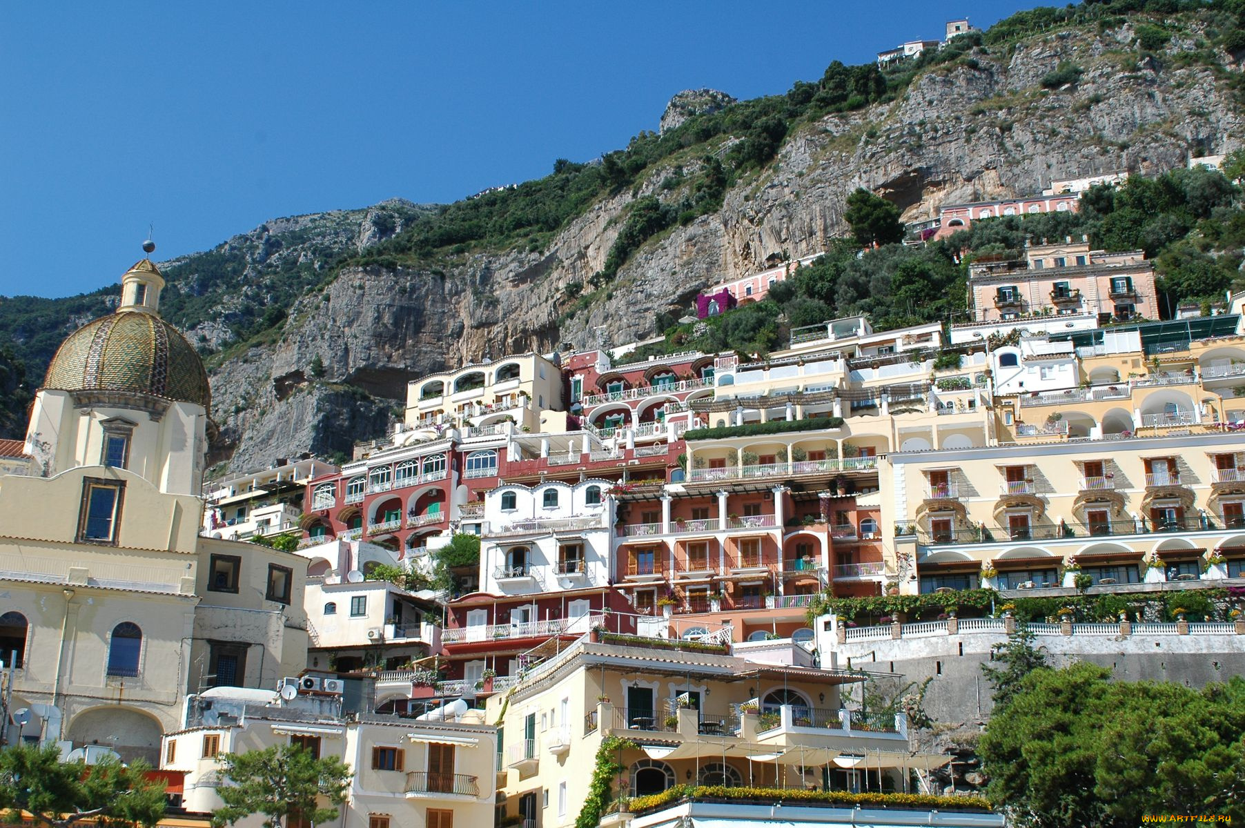 города, панорамы, amalfi, италия