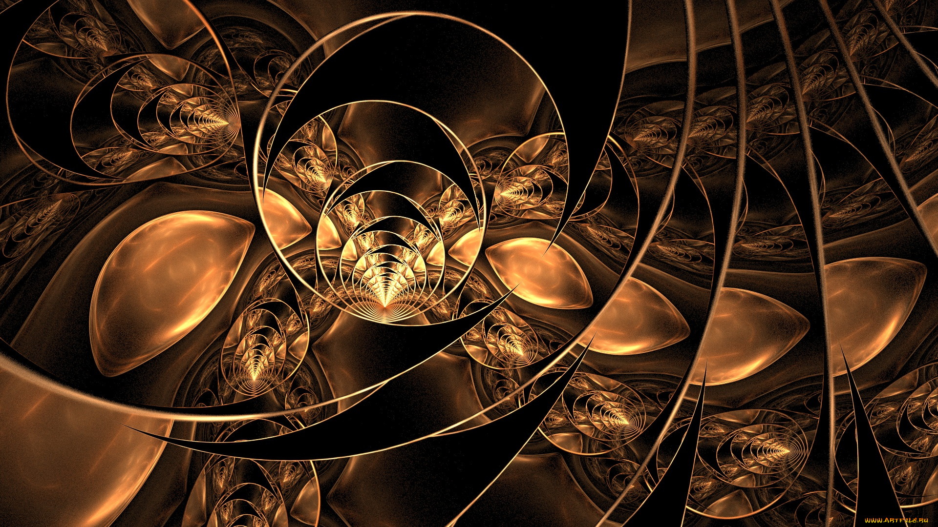 3д, графика, fractal, фракталы, узор, цвета, фон