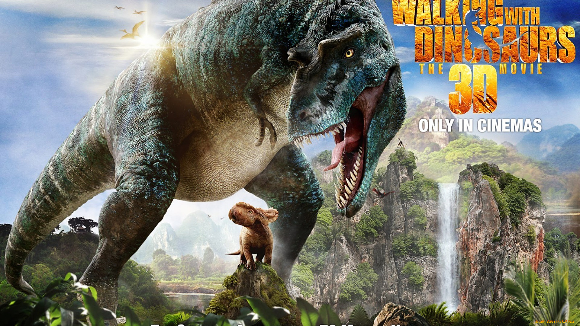 walking, with, dinosaurs, 3d, кино, фильмы, прогулки, с, динозаврами