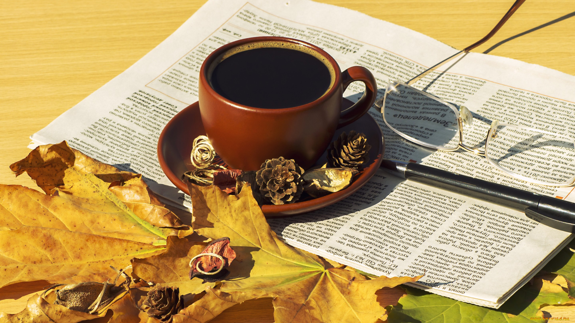 еда, кофе, , кофейные, зёрна, hot, шарф, чашка, осень, cup, coffee, autumn, leaves, листья