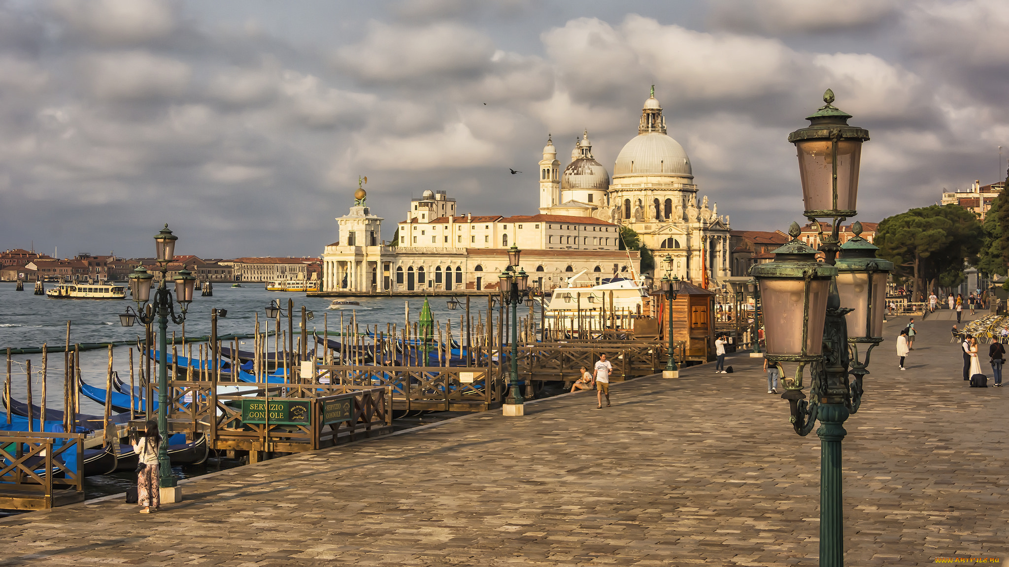 basilica, di, santa, maria, города, венеция, , италия, простор