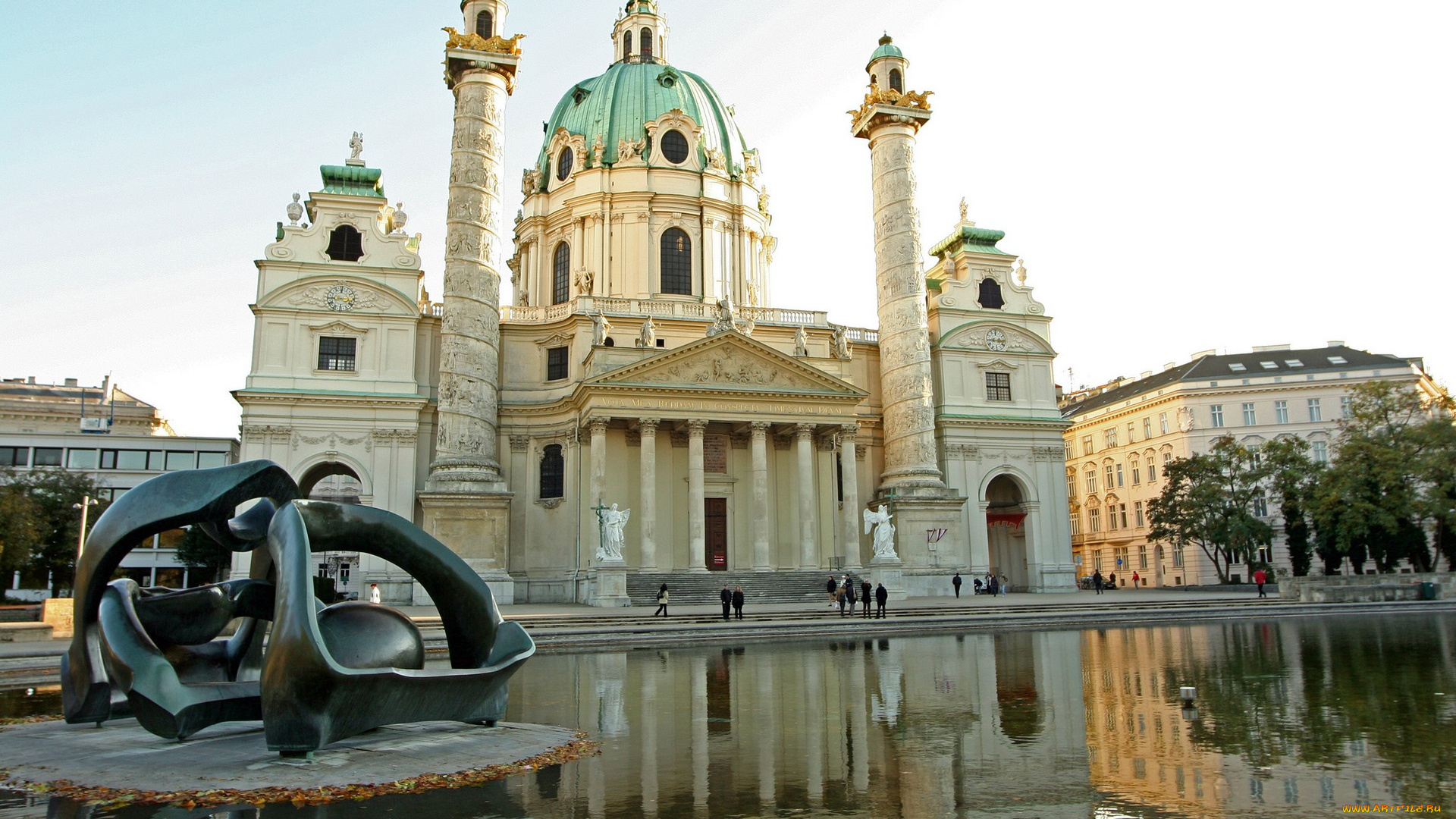 города, католические, соборы, костелы, аббатства, karlskirche, vienna, austria