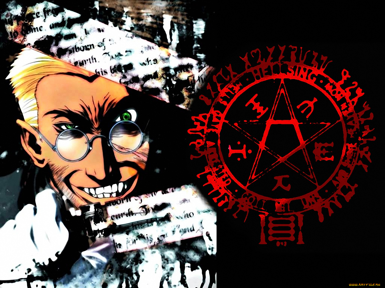 аниме, hellsing, anderson