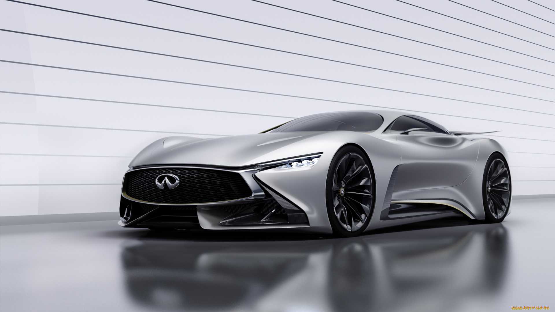 автомобили, infiniti, turismo, concept, 2014г, gran, серый, vision