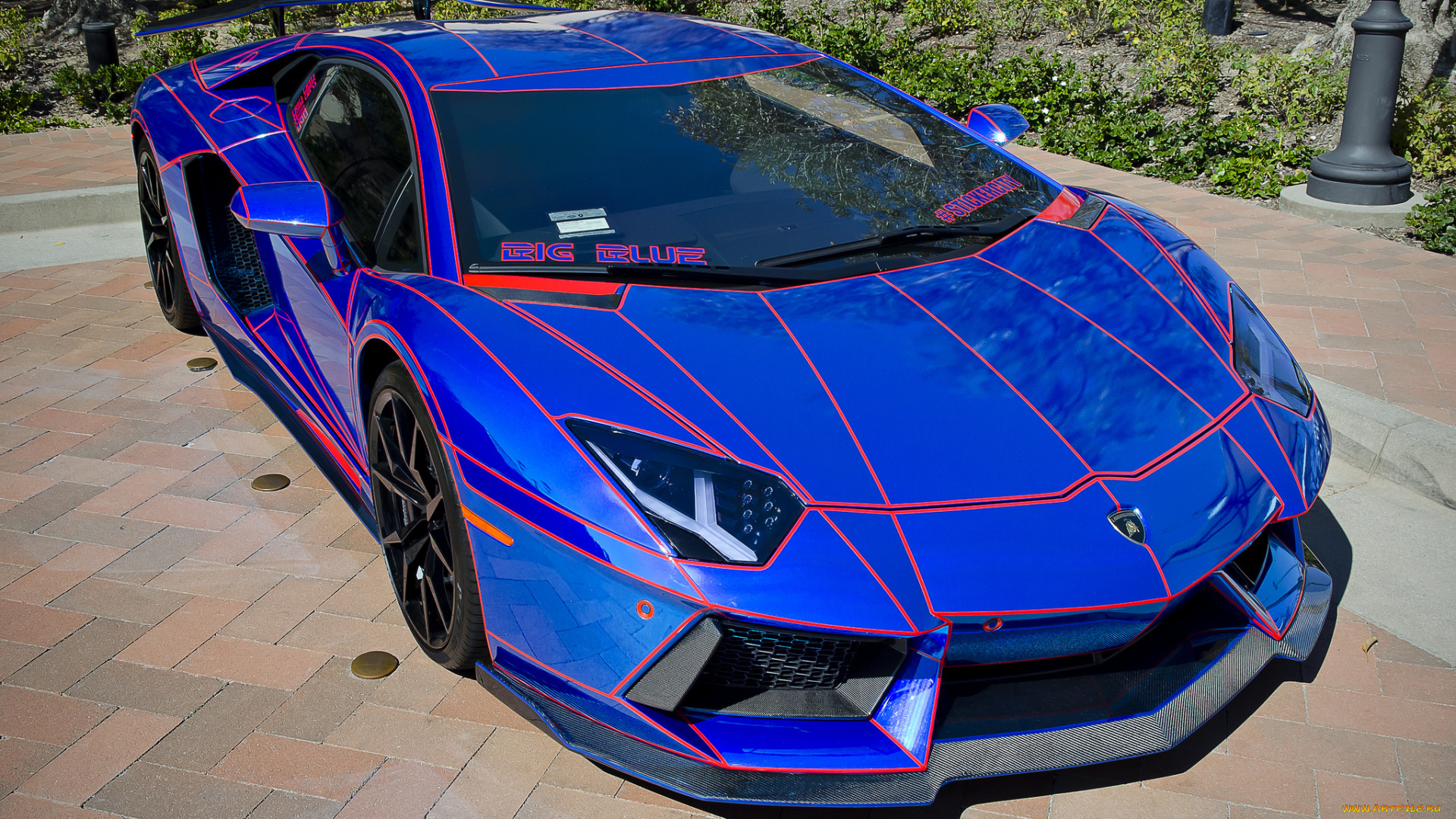 lamborghini, aventador, aka, big, blue, автомобили, lamborghini, спорткар