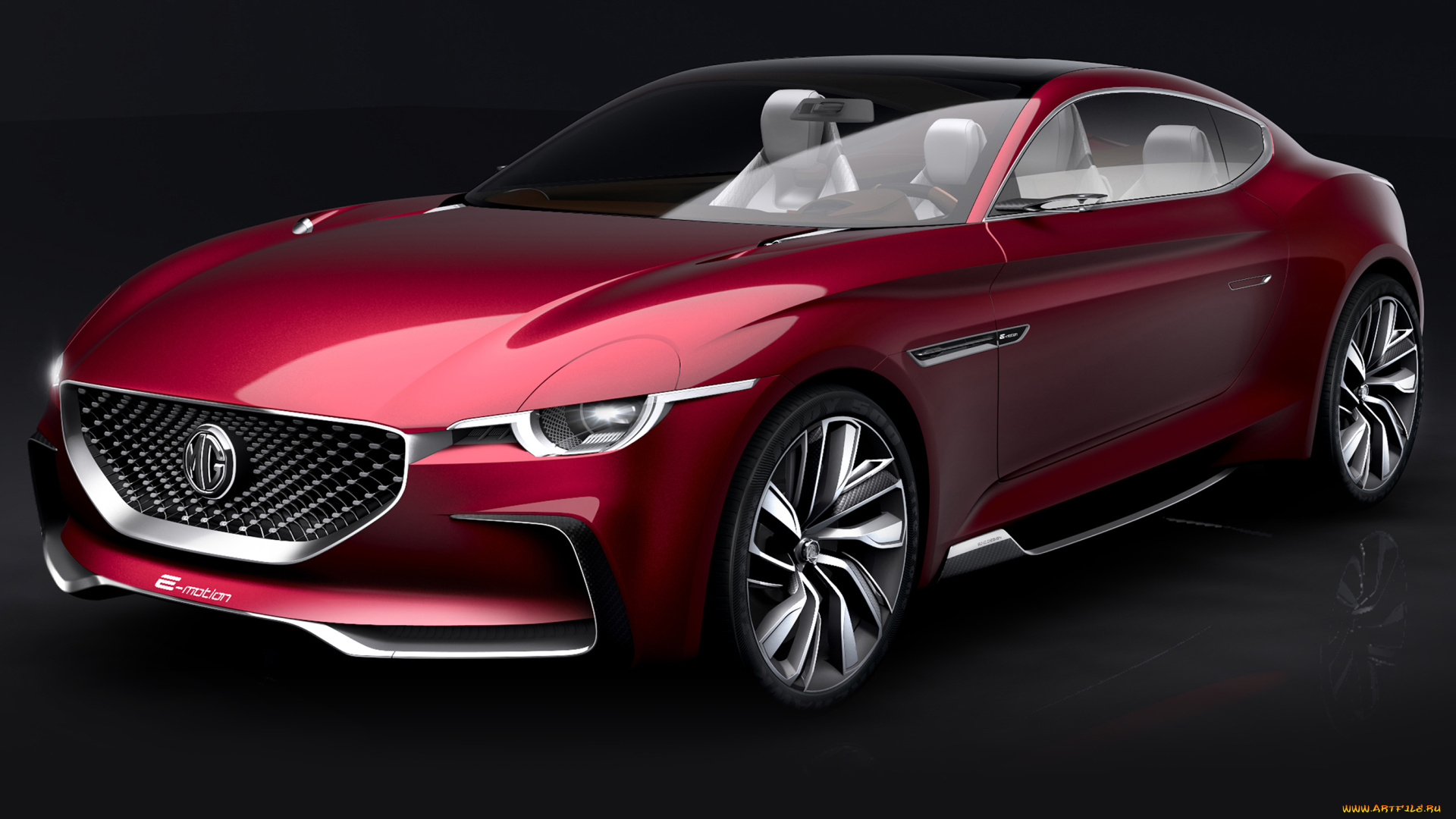 mg, e-motion, concept, 2017, автомобили, mg, вишнёвый, 2017, concept, e-motion