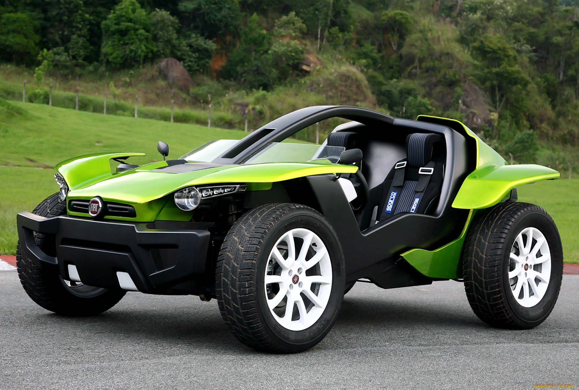 fiat, fcc, ii, bugster, concept, 2008, автомобили, fiat, 2008, fcc, ii, bugster, concept