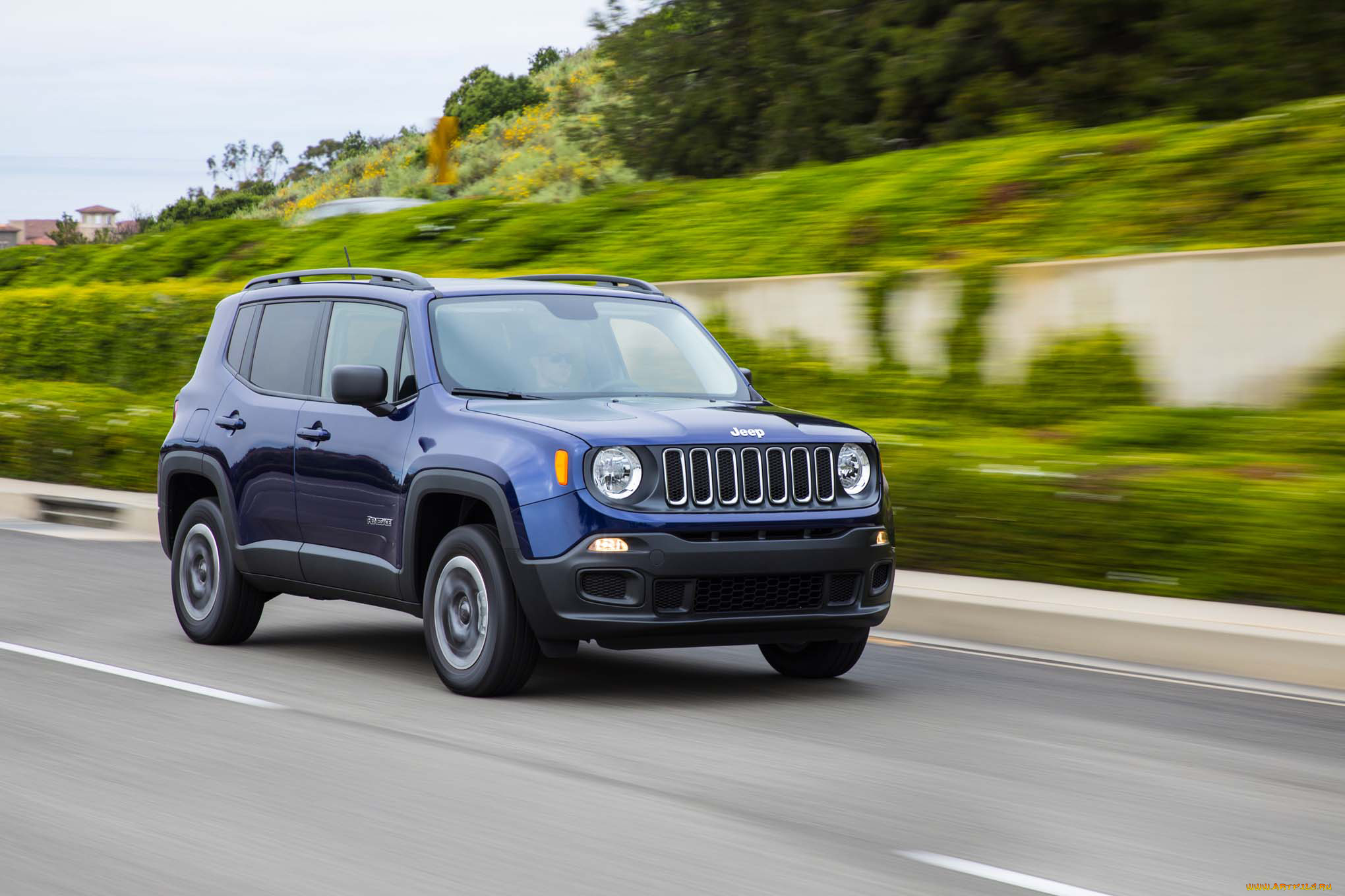 jeep, renegade, 2017, автомобили, jeep, renegade, 2017, внедорожник, blue