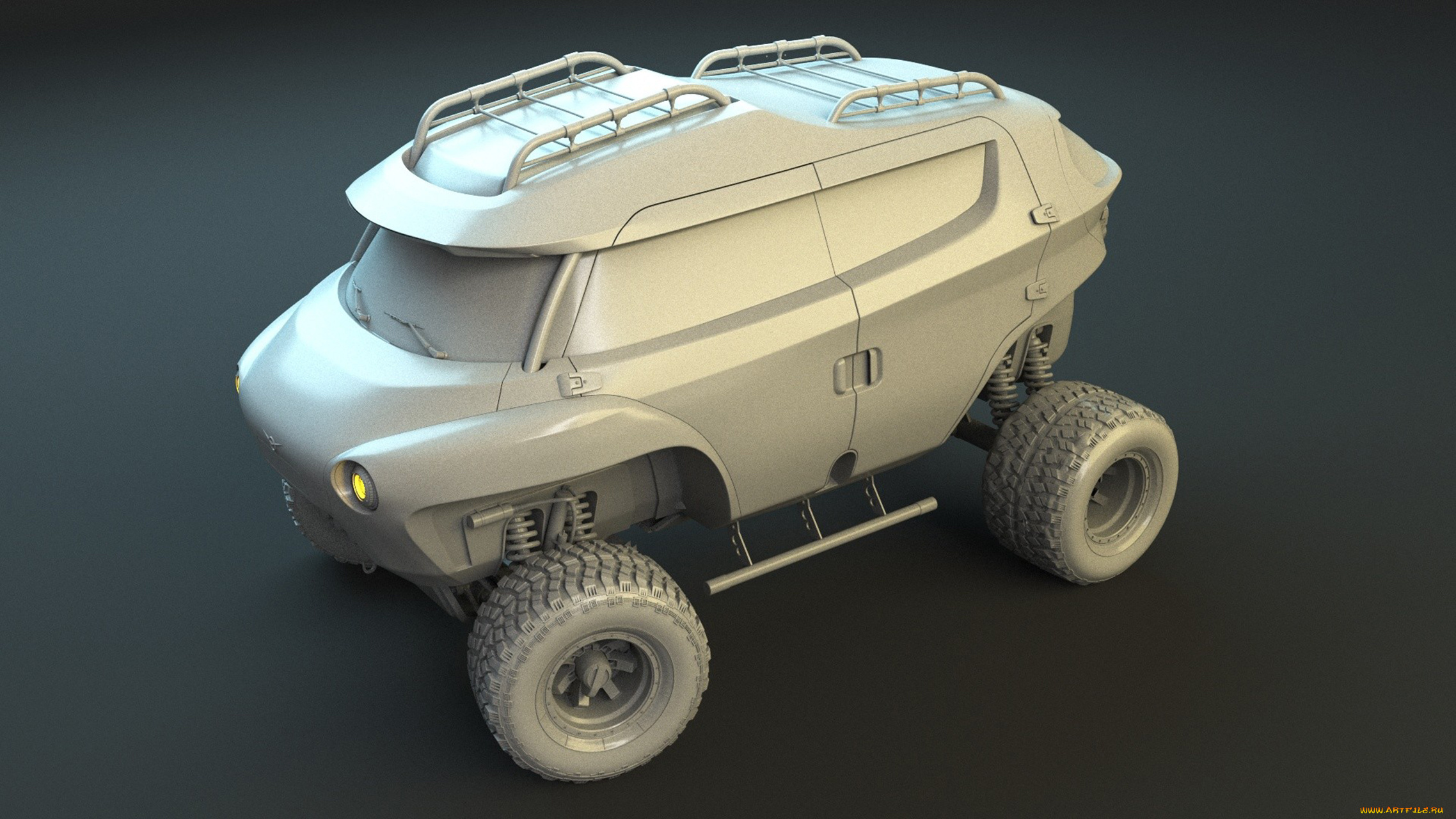 uaz, buhanka, concept, автомобили, 3д, concept, buhanka, uaz