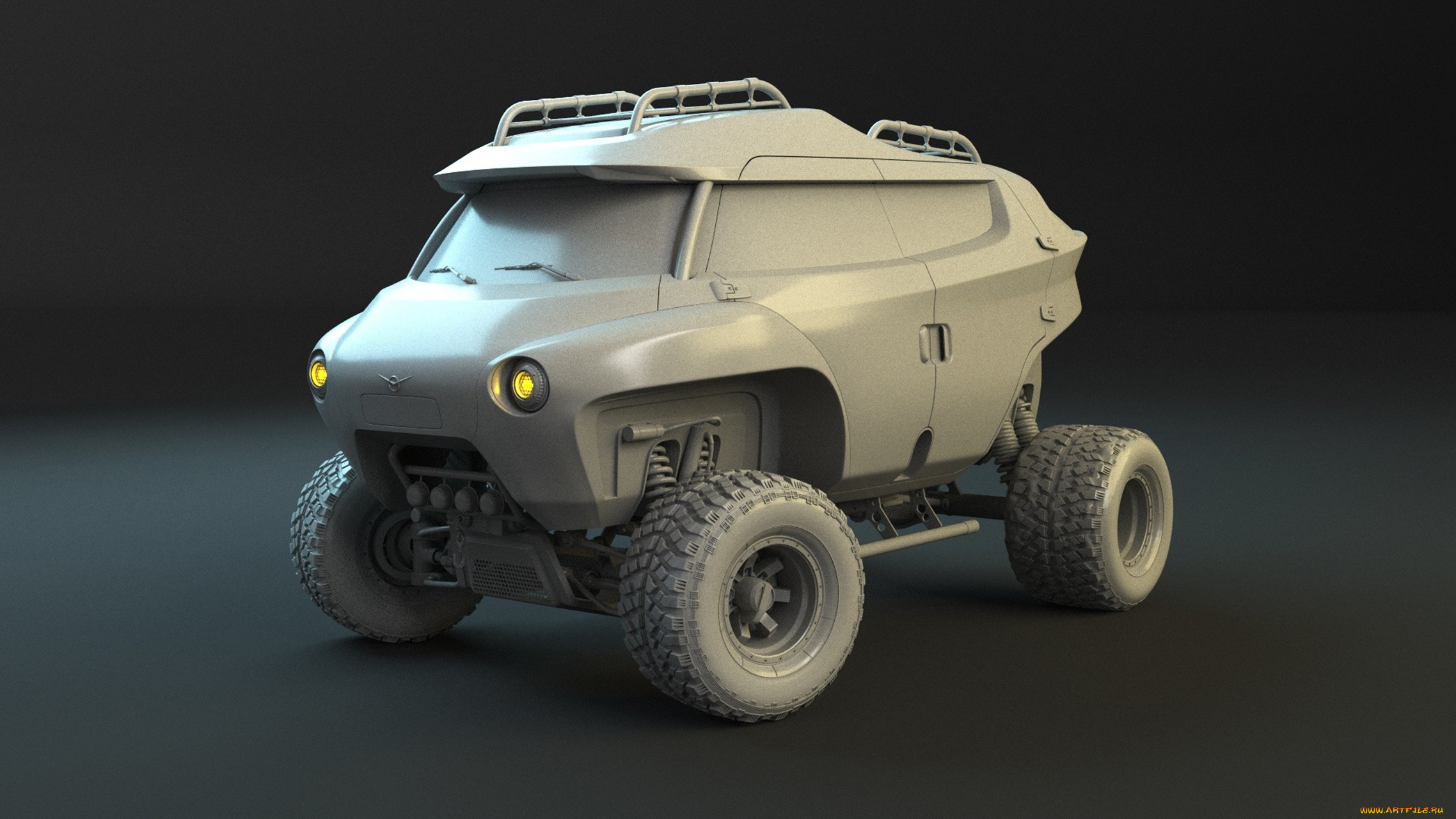 uaz, buhanka, concept, автомобили, 3д, uaz, concept, buhanka