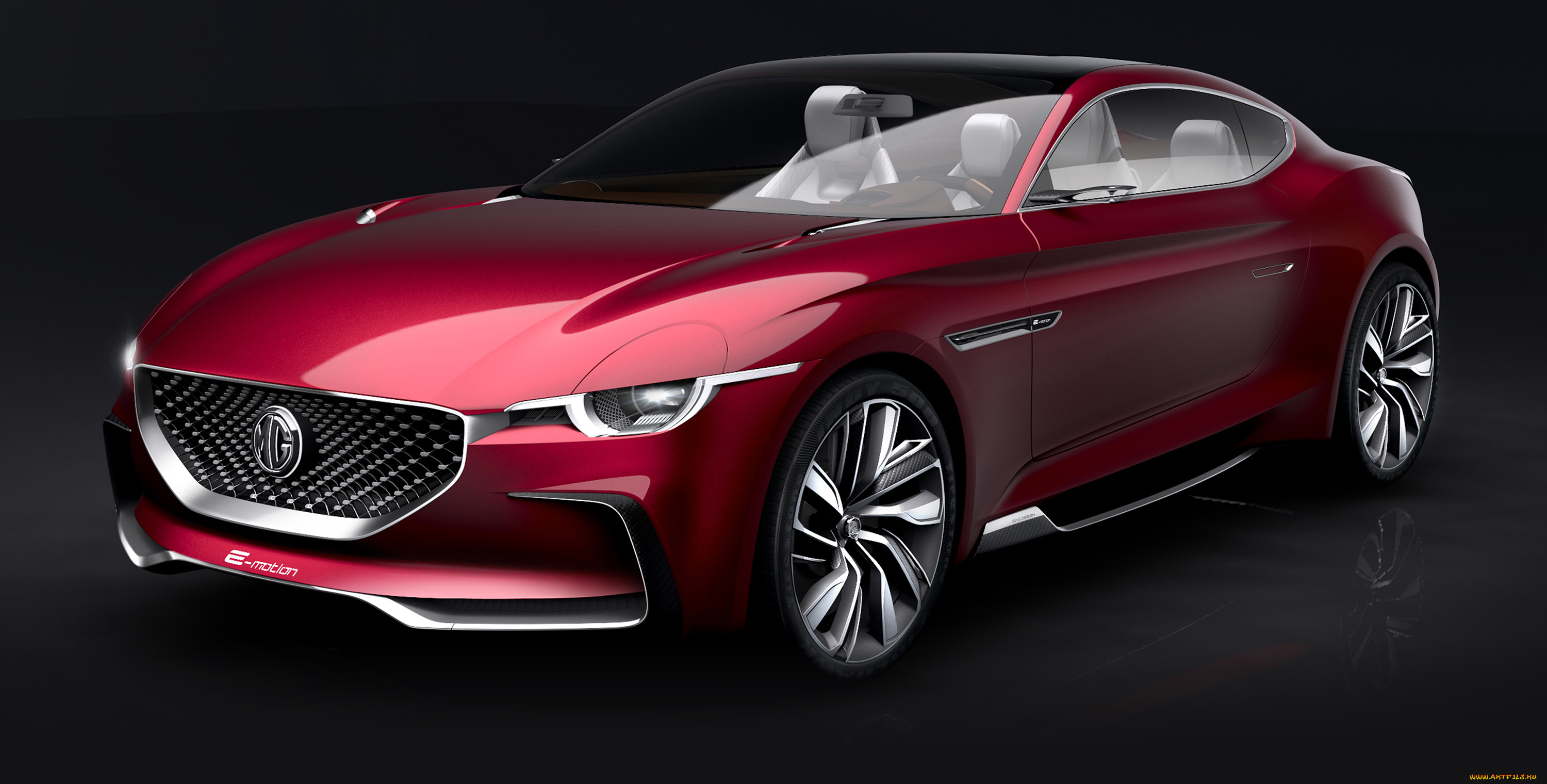 mg, e-motion, concept, 2017, автомобили, mg, вишнёвый, 2017, concept, e-motion