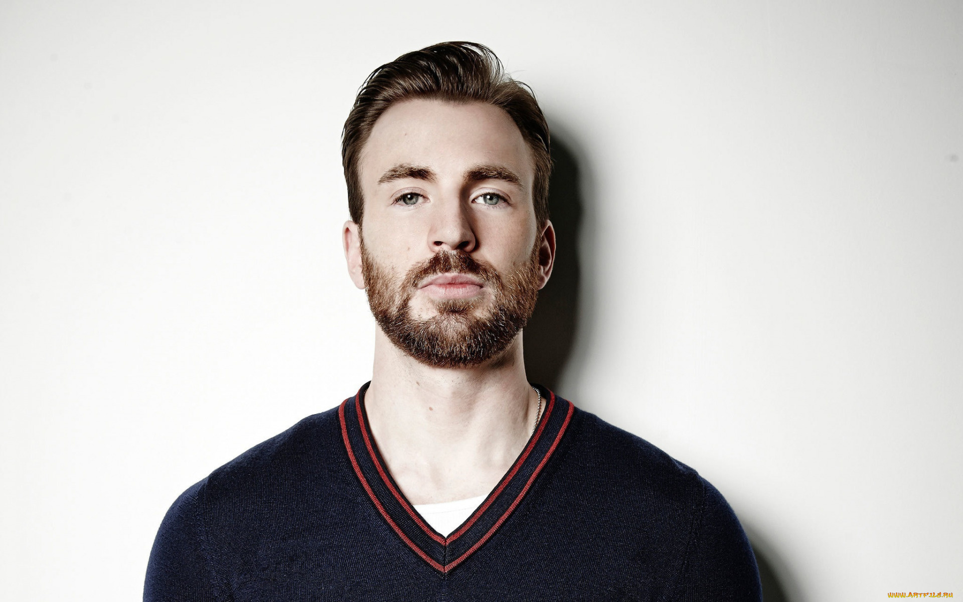 мужчины, chris, evans, бородка