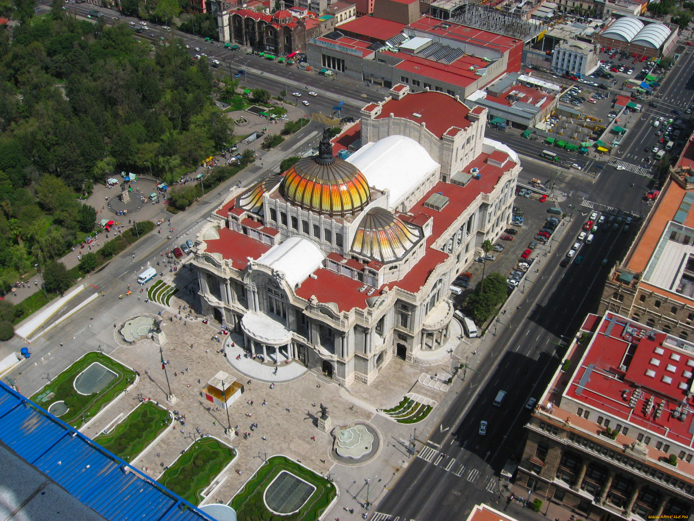 palacio, de, bellas, artes, мехико, города, дворцы, замки, крепости, мексика