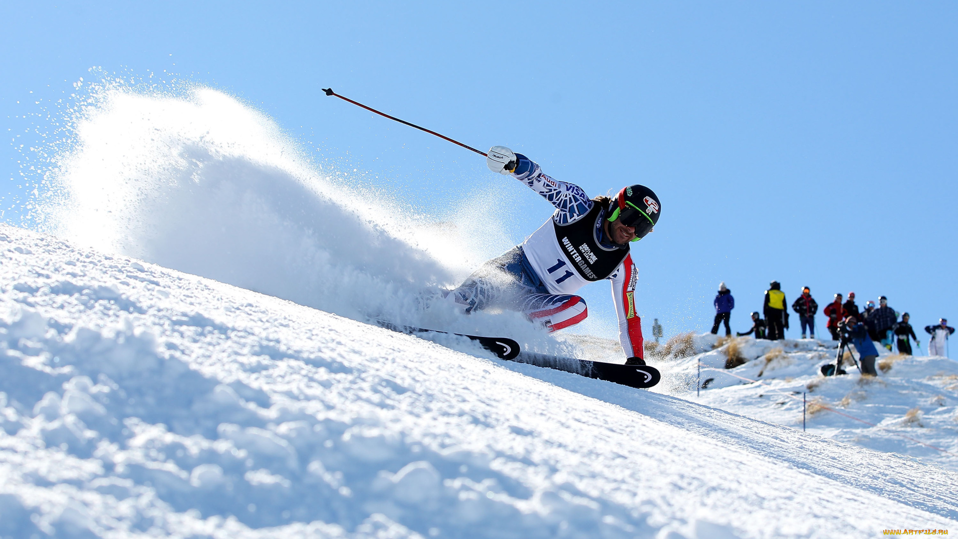 спорт, лыжный, спорт, снег, лыжник, люди, горнолыжник, лыжи