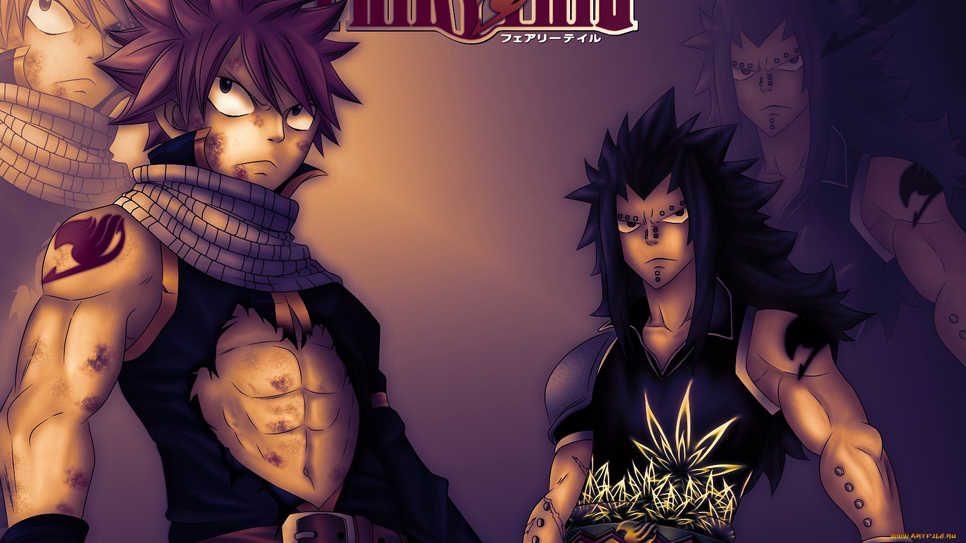 аниме, fairy, tail, redfox, чародей, маг, волшебник, gajeel, dragneel, slayers, dragon, natsu, salamander, дракон, огонь