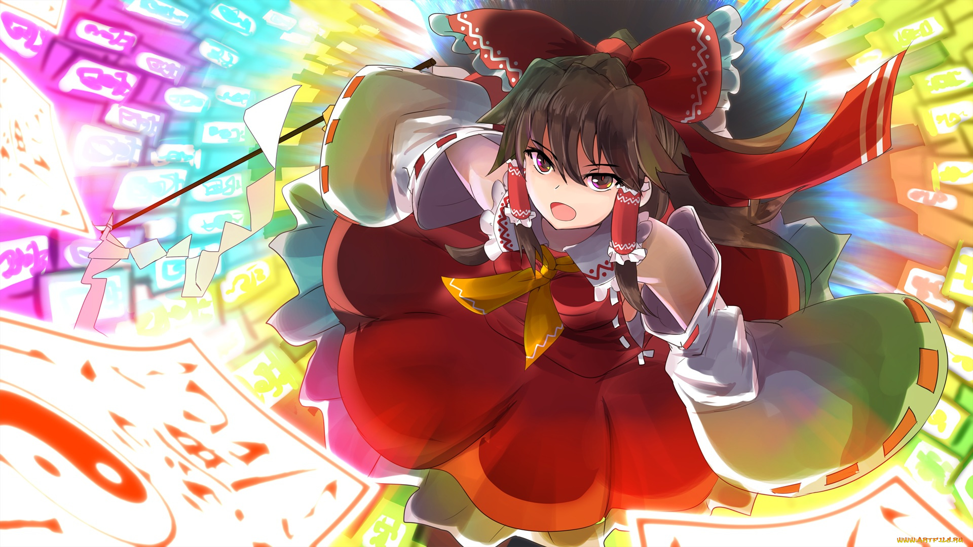 автор, , , tagme, , artist, аниме, touhou, hakurei, reimu, девушка, арт