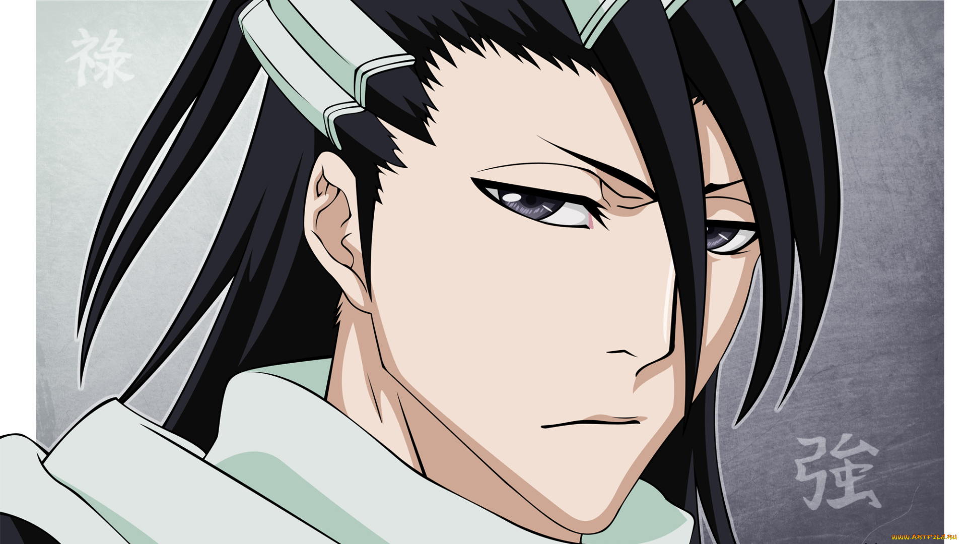 аниме, bleach, kuchiki, byakuya