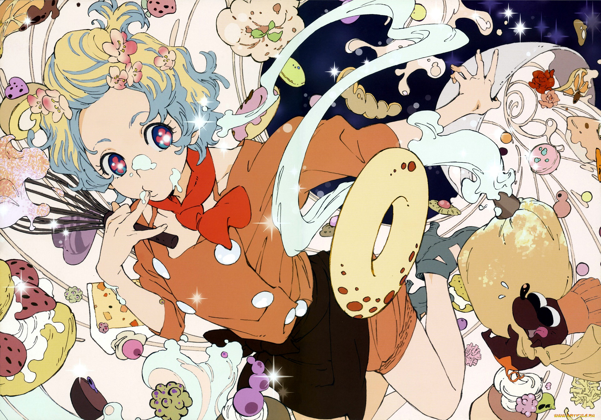 аниме, tengen, toppa, gurren-lagann, nia, teppelin