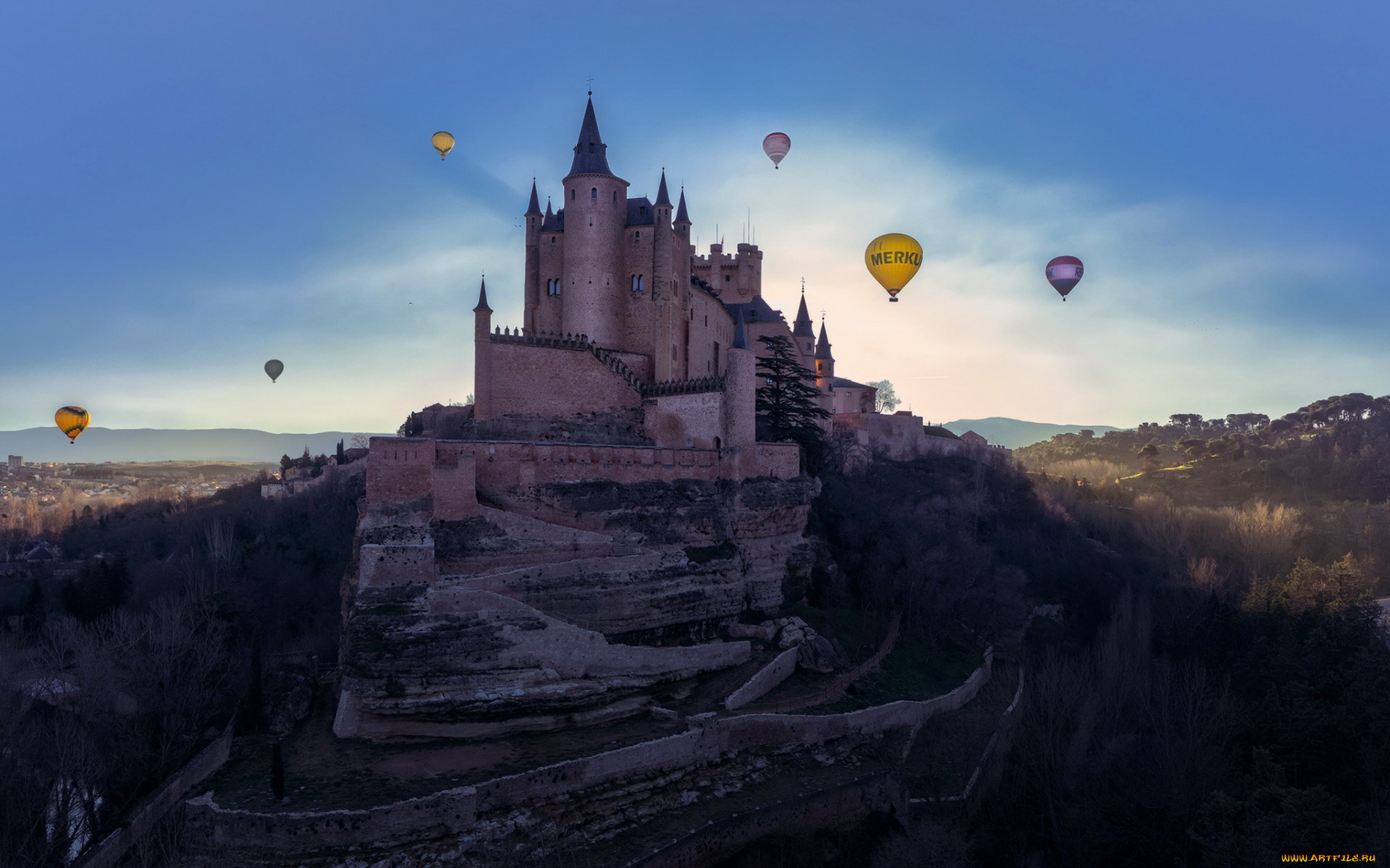 alcazar, castle, segovia, spain, города, замки, испании, alcazar, castle