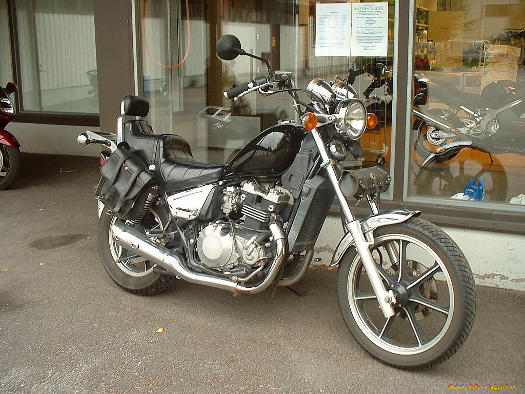 kawasaki, ltd, 454, musta, мотоциклы