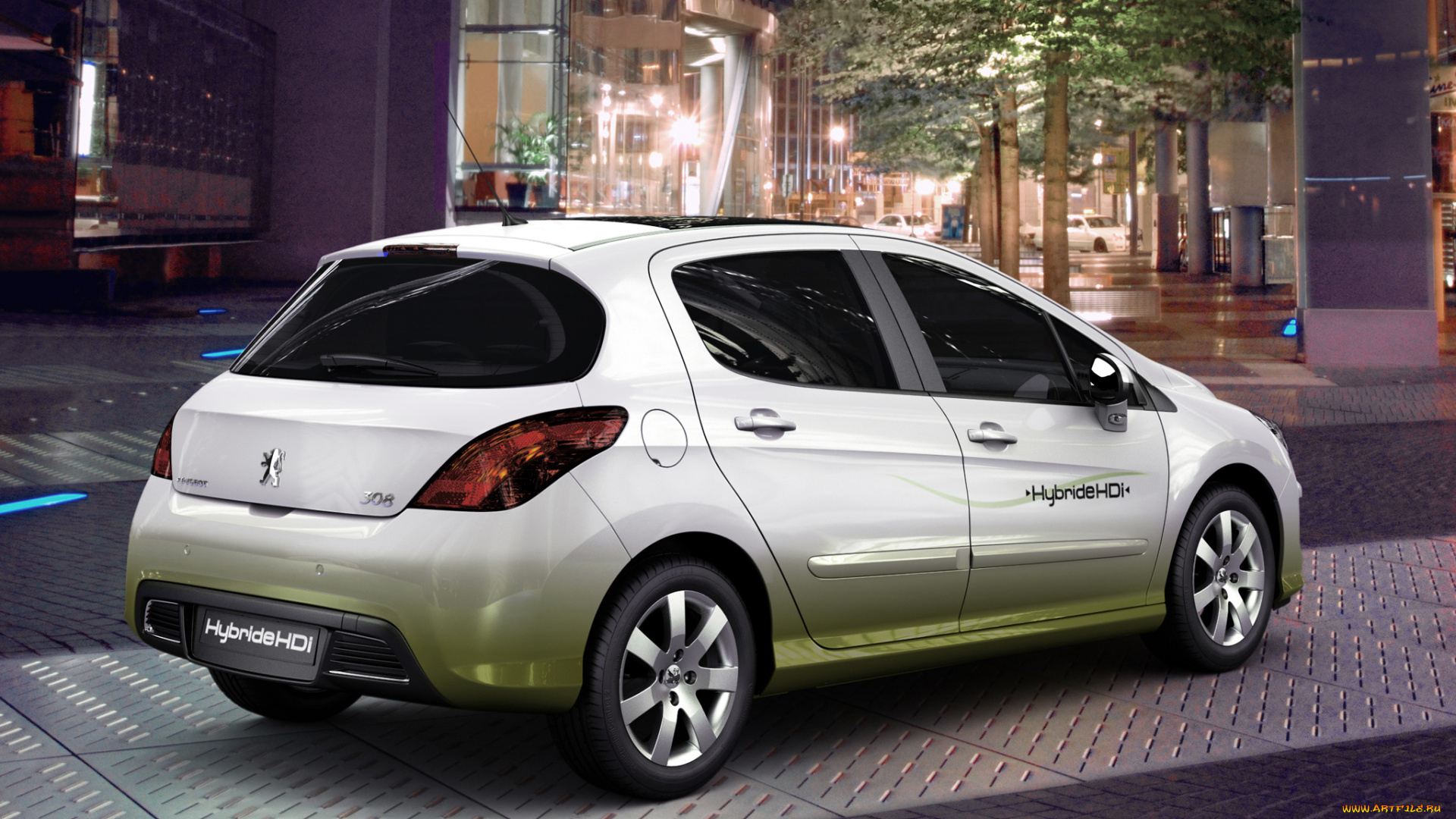 автомобили, peugeot, 2007г, concept, hdi, hybride, 308