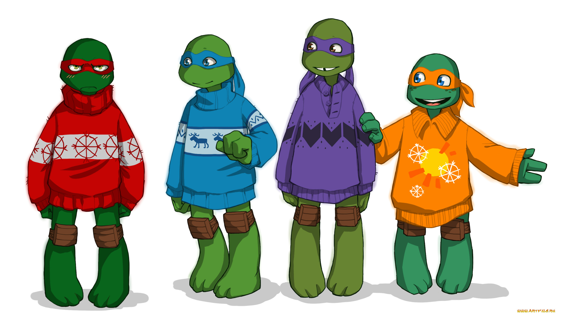 Черепашки, ниндзя, мультфильмы, tmnt, teenage, mutant, ninja, turtles, Черепашки, ниндзя