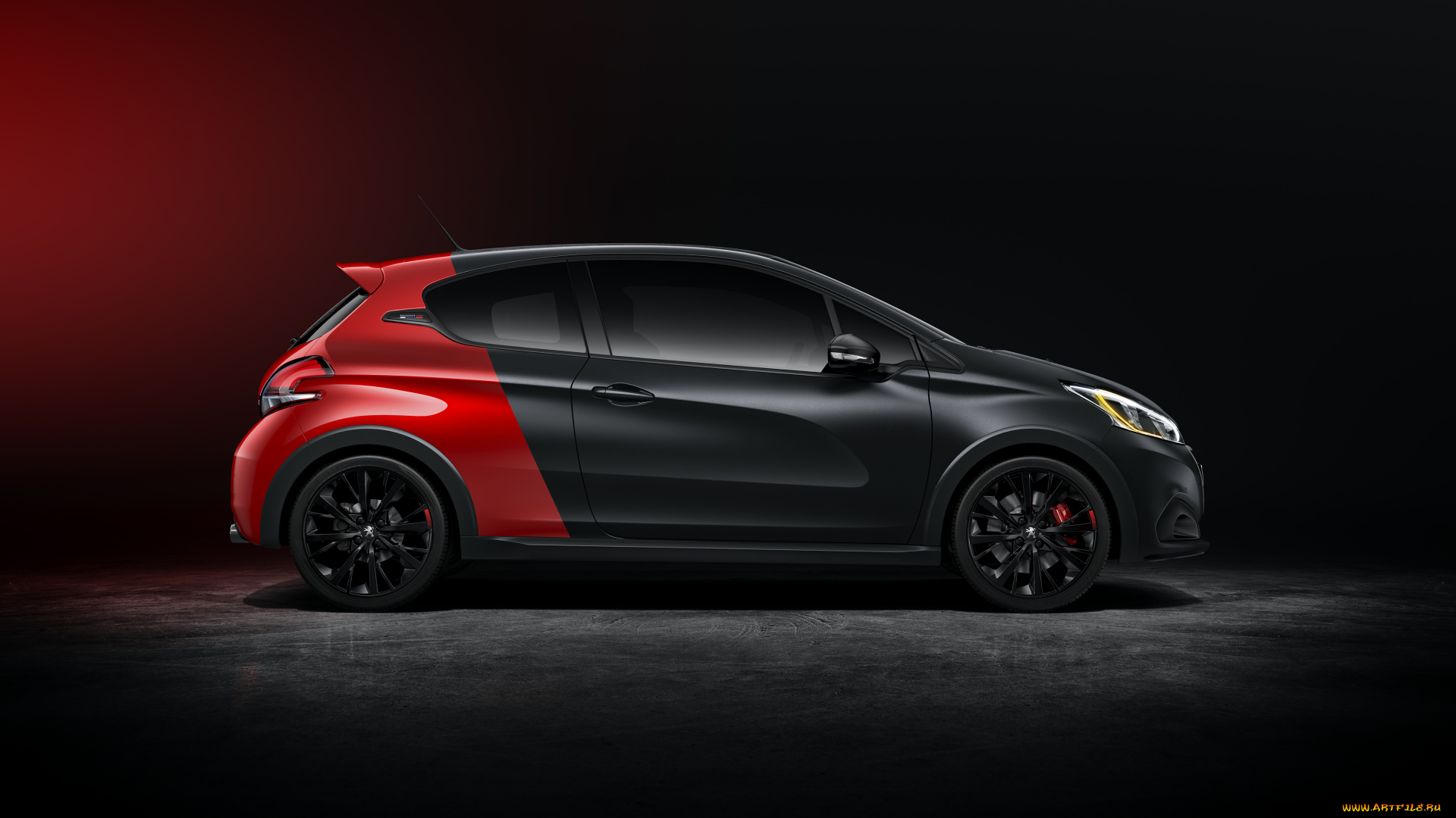 автомобили, peugeot, 2015г, темный, sport, 208, gti, by