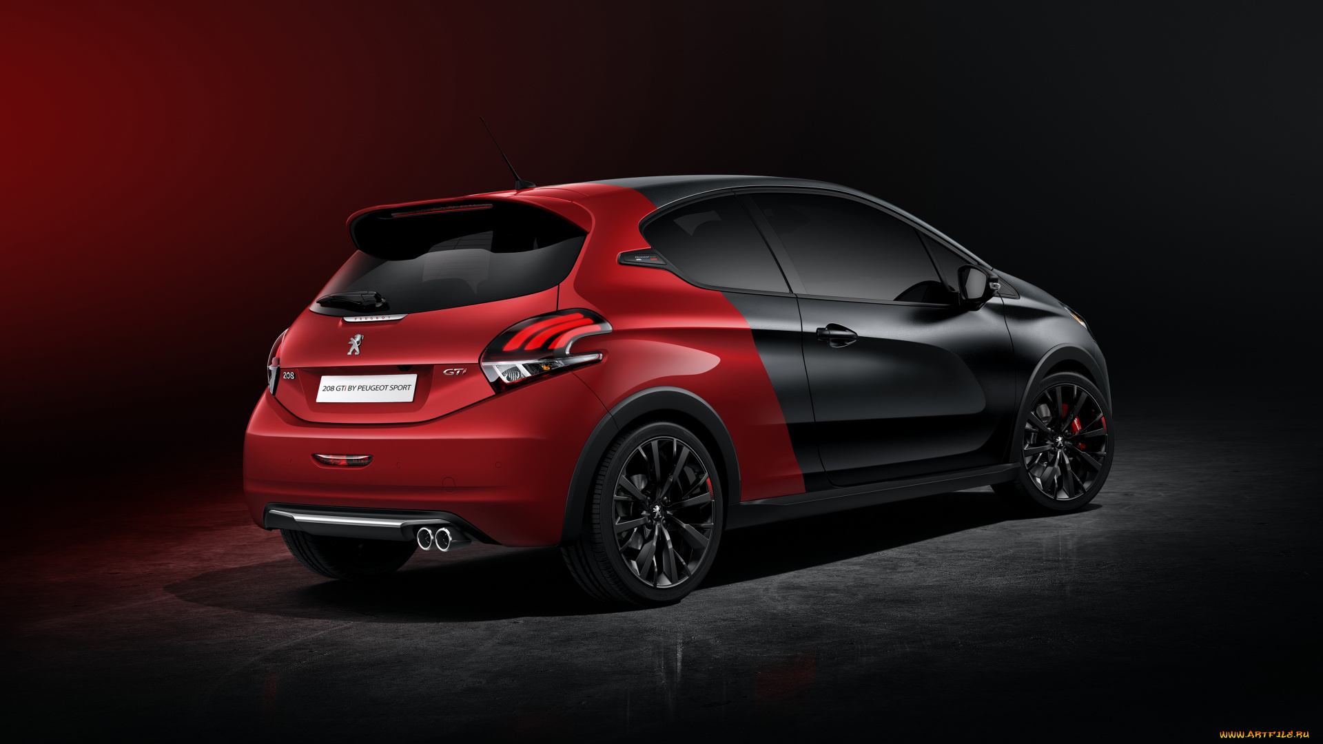 автомобили, peugeot, 2015г, темный, sport, gti, by, 208