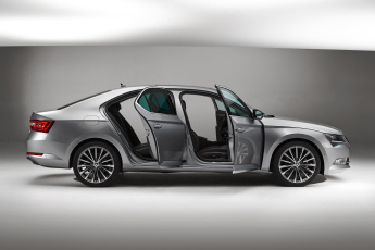 Картинка автомобили skoda 2015г серый superb